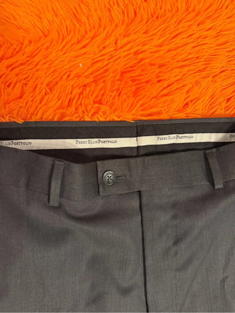 Perry Ellis Men's Dress Pants in Charcoal 36/30